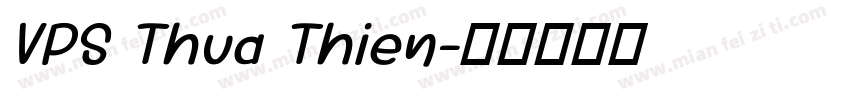 VPS Thua Thien字体转换